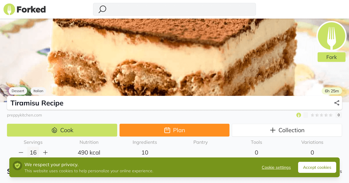Tiramisu Recipe | Forked