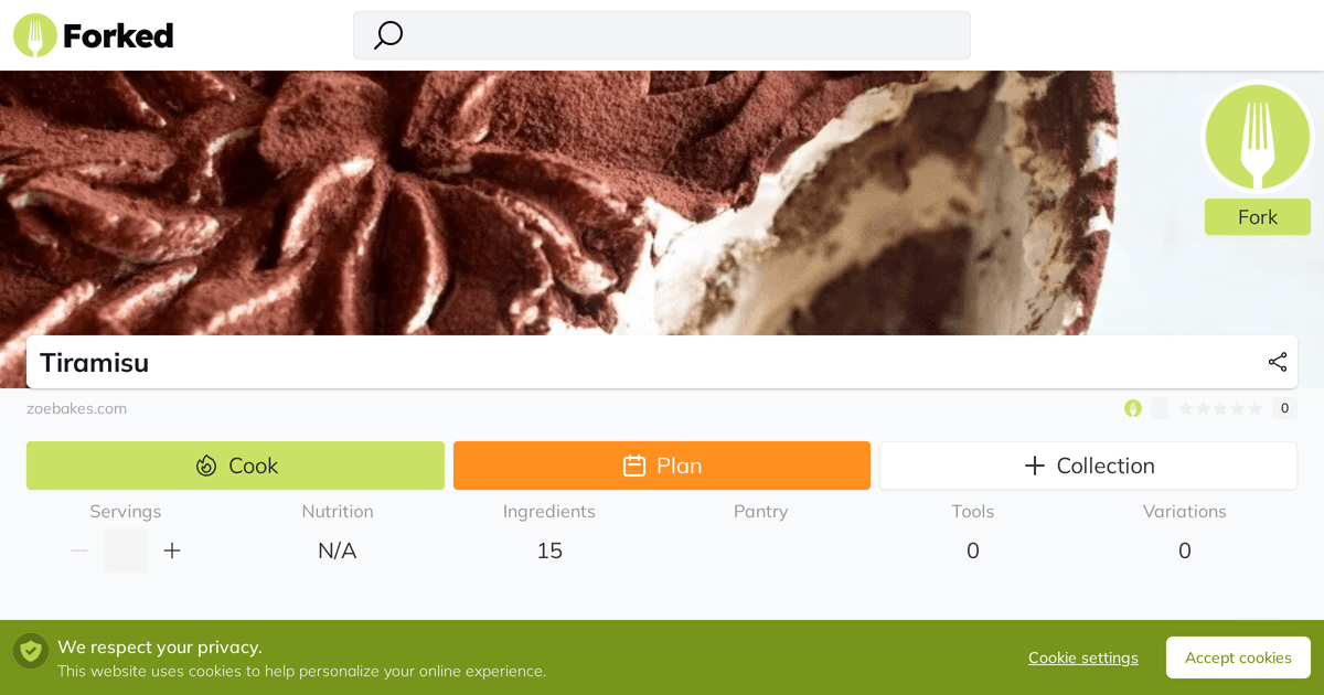 Tiramisu | Forked