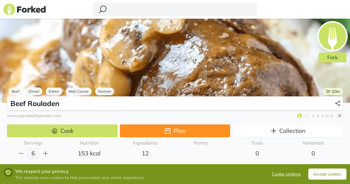 Beef Rouladen | Forked